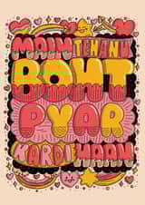 Main Tehanu Boht Pyar Kardi Haan created by Harkiran Kalsi