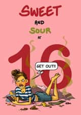 Sweet and Sour at 16 created by Bryony Jackson Walters