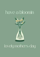 Mothers day illustration / floral mothers day card created by Paper Party Cards