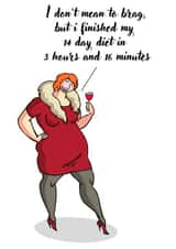 Funny Birthday Card for Women created by SIMO 08