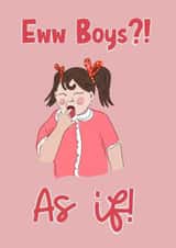 Valentine’s friendship card. created by Lily the Print