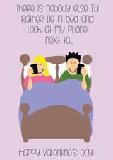 Valentine's Phone Humour Card created by Fancy Paper