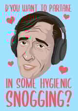 Alan Partridge - Hygienic snogging Valentine's card created by Billy James Wright