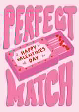 Perfect Match Valentines Day Card created by Studio Sage UK