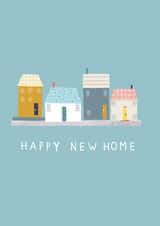 Classic New Home Card - Contemporary Houses - Happy New Home created by Sally Payne Design
