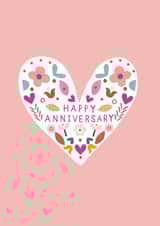 Anniversary card created by Sally Payne Design