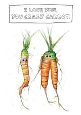 Valentines Carrots in Love created by JOKstudios