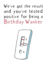 Birthday Wanker Card created by Huxters