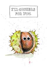 Conkers for You, Valentines Card created by JOKstudios