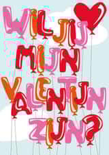 Would you like to be my Valentine? Valentine's Card created by Poppekins