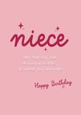 Niece Birthday Card created by Gift Delivery