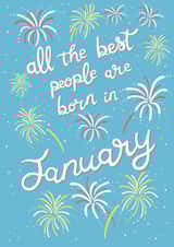 January Birthday created by Emma Blue