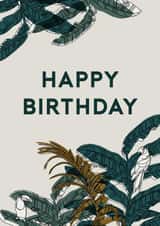Tropical Happy Birthday Wishes created by Oh So Studios
