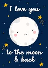 I Love You to the Moon and Back created by Amy Cole