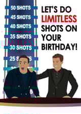 Limitless shots with Ant and Dec created by R&M Designs