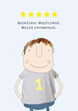 Five Star Boyfriend card created by Rosie Made A Thing