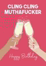 Cling Cling Maya Jama Birthday Card created by WillyBee