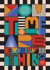 The Real Thing - You to me are everything lyric love song V day card created by LJRanson Design