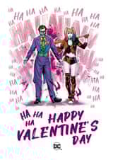 Funny Valentine's Day Card - The Joker and Harley Quinn created by Cardology