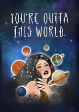 Space Girl Valentine/Galentine  created by Jessica Rigsbee: My Depiction Addiction 