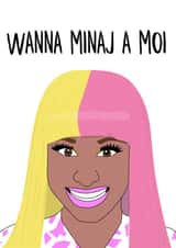 Nicki Minaj Valentine's Card created by Lucy