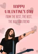Valentines Dave Grohl Card created by Bethany Draws Things