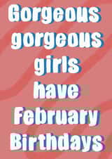 Gorgeous gorgeous girls have February Birthdays created by Natalie Baxter