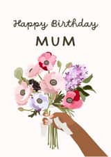 Happy Birthday Mum Card created by Betty & Nell