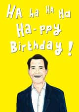 Ha, ha, Happy Birthday created by Martyn Scribbler Illustration