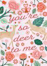 Fawn Valentine's card created by Carly Watts