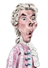 Kenneth Williams 'Carry On' card created by Richard Farrell