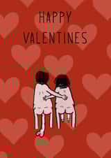 Happy valentines  created by Cheeky Cards by Ginger