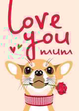 Chihuahua Mother's Day Card created by Diva Doodle Designs
