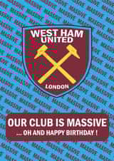 West Ham Are Massive created by LDN Prints