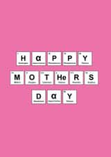Periodic Table Happy Mother's Day Card created by Matt Facer