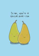 You're A Special Pear-son - Love / Valentine's Card created by Little Big Pie