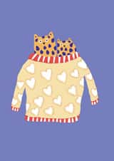 Cats In Jumper Card created by Lora O’Callaghan