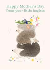 Mother's Day Hedgehog Little Hoglets card created by Carina Roberts