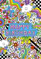 Happy Birthday Doodles 1001 created by Ailish Beadle