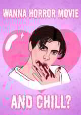 Billy loomis scream horror Valentine’s and anniversary card created by Ain't It Fun