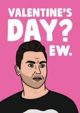 Schitts Creek anti valentines day card created by Studio Doodles