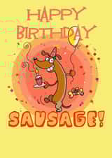 Happy Birthday Sausage Dog! created by Kangamoo