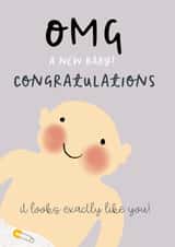 New Baby congratulations card created by patternmuse