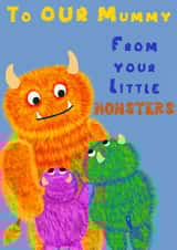 Little Monsters - Mother’s Day Card created by The Warren Creations