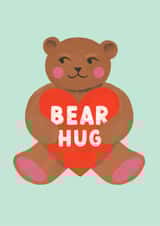 Bear Hug Valentine's day card created by Catalina Williams