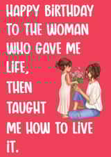 Cute Birthday Card For Mum 1002 created by Exquisite Studio