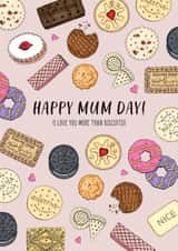 Mothers Day "Happy Mum Day" card created by Life's Little Doodles