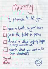 Mummy...I promise  created by Rachel Millson-Hill