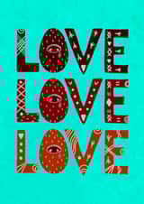 St. Valentine card created by Katherine Polyakova