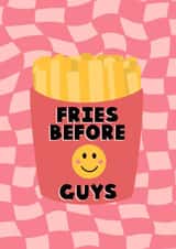 Fries Before Guys Galentine’s Day Card created by This Gal Designs